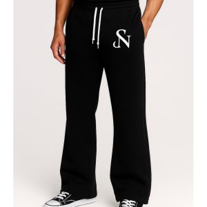 Simple Statement flared Male Joggers